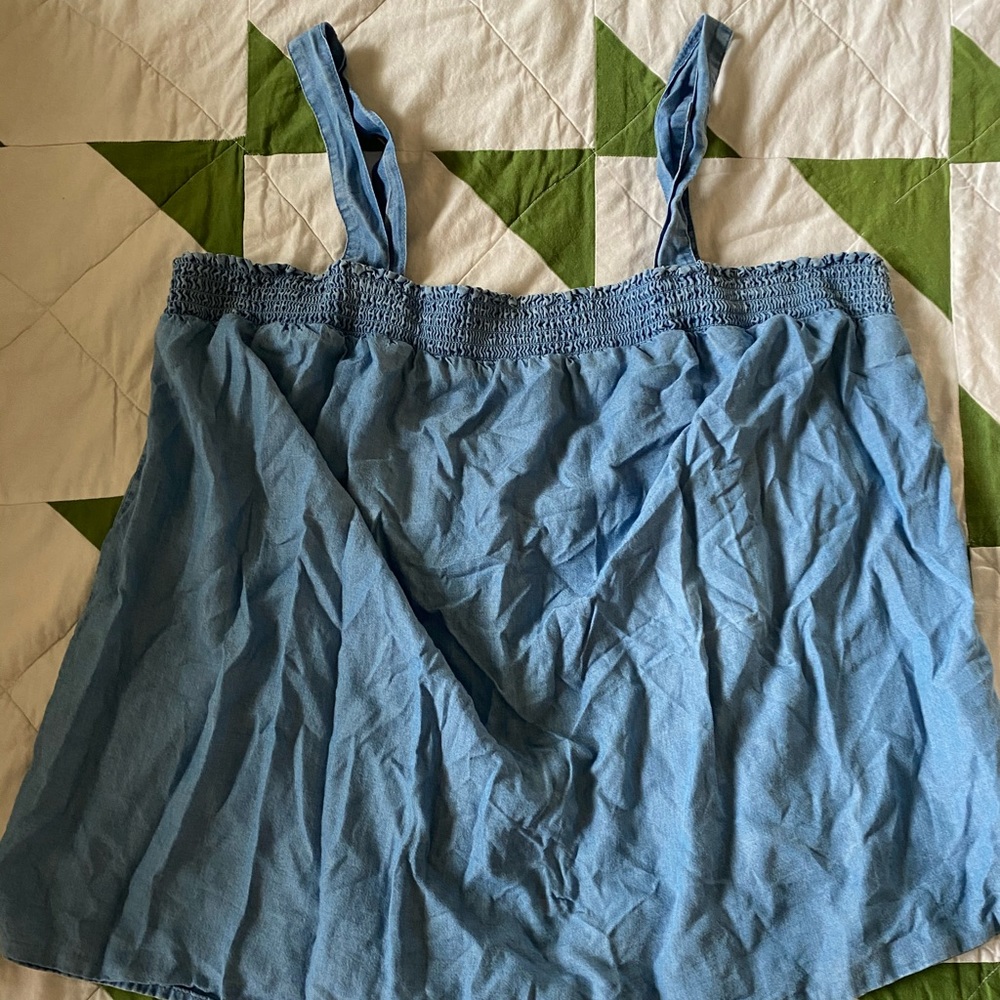 Old navy chambray cinch tank